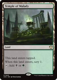 Temple of Malady (413) [Commander: Secrets of Strixhaven]
