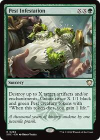 Pest Infestation (282) [Commander: Secrets of Strixhaven]