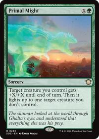 Primal Might (283) [Commander: Secrets of Strixhaven]
