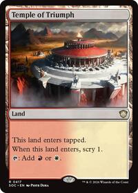 Temple of Triumph (417) [Commander: Secrets of Strixhaven]