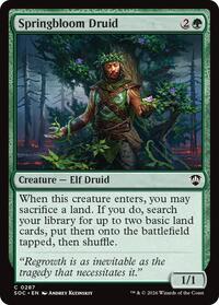 Springbloom Druid (287) [Commander: Secrets of Strixhaven]