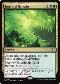 Immoral Bargain (47) [Commander: Secrets of Strixhaven]
