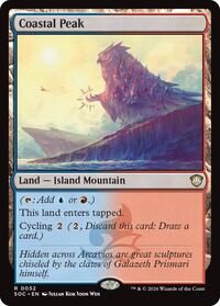 Coastal Peak (52) [Commander: Secrets of Strixhaven]