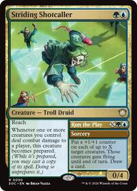 Striding Shotcaller (50) [Commander: Secrets of Strixhaven]