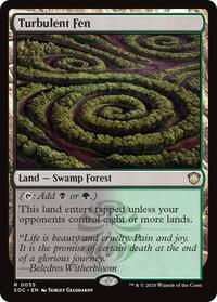 Turbulent Fen (55) [Commander: Secrets of Strixhaven]