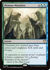 Biomass Mutation (297) [Commander: Secrets of Strixhaven]