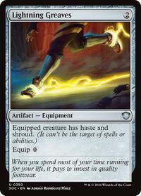 Lightning Greaves (350) [Commander: Secrets of Strixhaven]