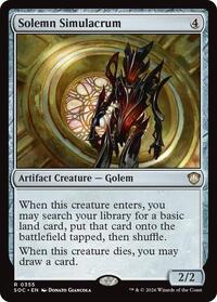 Solemn Simulacrum (355) [Commander: Secrets of Strixhaven]