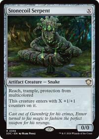 Stonecoil Serpent (356) [Commander: Secrets of Strixhaven]
