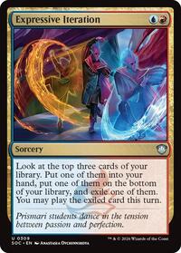 Expressive Iteration (309) [Commander: Secrets of Strixhaven]
