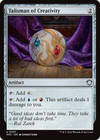 Talisman of Creativity (357) [Commander: Secrets of Strixhaven]