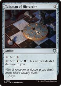 Talisman of Hierarchy (358) [Commander: Secrets of Strixhaven]