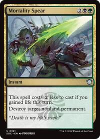 Mortality Spear (321) [Commander: Secrets of Strixhaven]
