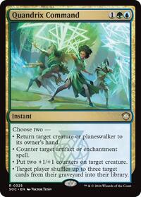Quandrix Command (325) [Commander: Secrets of Strixhaven]