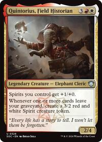 Quintorius, Field Historian (326) [Commander: Secrets of Strixhaven]