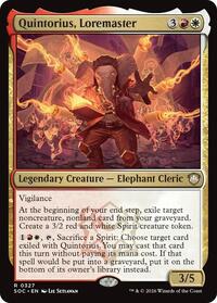 Quintorius, Loremaster (327) [Commander: Secrets of Strixhaven]