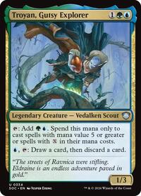 Troyan, Gutsy Explorer (334) [Commander: Secrets of Strixhaven]
