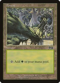 Forest (350) (350) [Urza's Saga]