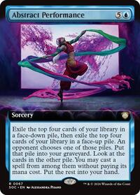 Abstract Performance (Extended Art) (67) [Commander: Secrets of Strixhaven]