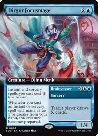 Dirgur Focusmage (Extended Art) (68) [Commander: Secrets of Strixhaven]