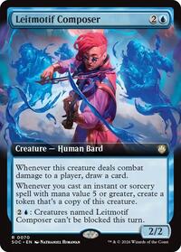 Leitmotif Composer (Extended Art) (70) [Commander: Secrets of Strixhaven]