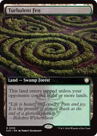 Turbulent Fen (Extended Art) (103) [Commander: Secrets of Strixhaven]