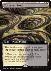 Turbulent Moor (Extended Art) (104) [Commander: Secrets of Strixhaven]
