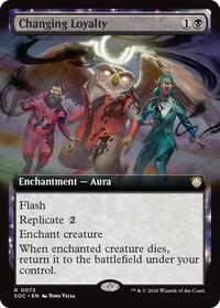 Changing Loyalty (Extended Art) (73) [Commander: Secrets of Strixhaven]