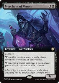 Merchant of Venom (Extended Art) (76) [Commander: Secrets of Strixhaven]