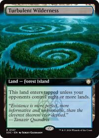 Turbulent Wilderness (Extended Art) (107) [Commander: Secrets of Strixhaven]