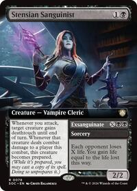 Stensian Sanguinist (Extended Art) (78) [Commander: Secrets of Strixhaven]