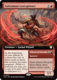 Naktamun Lorespinner (Extended Art) (81) [Commander: Secrets of Strixhaven]
