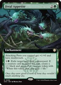 Feral Appetite (Extended Art) (86) [Commander: Secrets of Strixhaven]