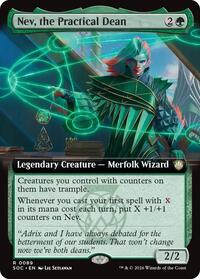 Nev, the Practical Dean (Extended Art) (89) [Commander: Secrets of Strixhaven]