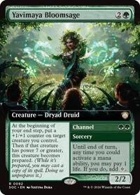 Yavimaya Bloomsage (Extended Art) (92) [Commander: Secrets of Strixhaven]