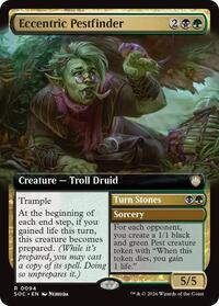 Eccentric Pestfinder (Extended Art) (94) [Commander: Secrets of Strixhaven]