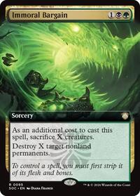 Immoral Bargain (Extended Art) (95) [Commander: Secrets of Strixhaven]