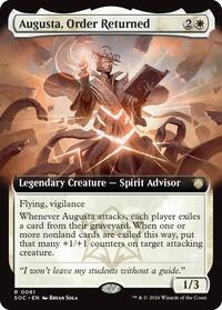 Augusta, Order Returned (Extended Art) (61) [Commander: Secrets of Strixhaven]