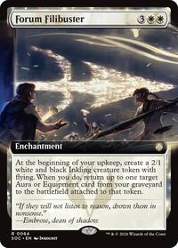 Forum Filibuster (Extended Art) (64) [Commander: Secrets of Strixhaven]