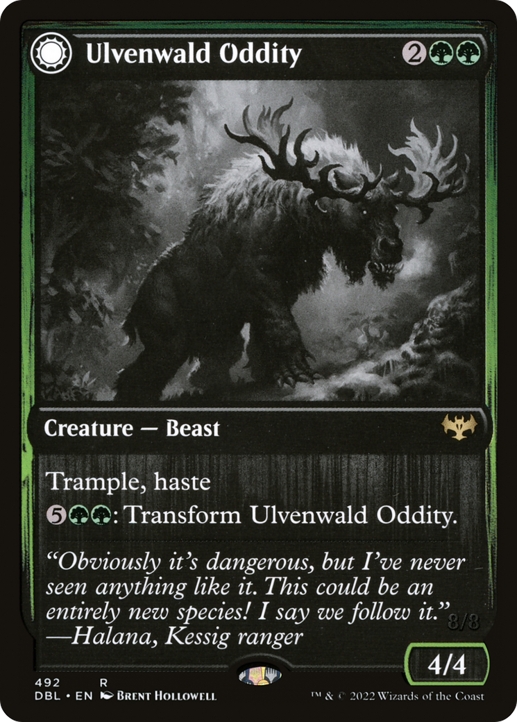 Ulvenwald Oddity (DBL-492) - Innistrad: Double Feature: (Double Faced Transform) Foil