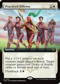 Practiced Offense (Extended Art) (313) [Secrets of Strixhaven]
