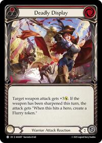 Deadly Display (Red) (AHA007) [Armory Deck Origins: Hala]