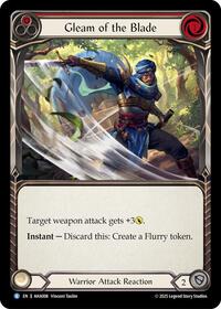 Gleam Of The Blade (Red) (AHA008) [Armory Deck Origins: Hala]