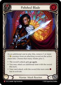 Polished Blade (Red) (AHA009) [Armory Deck Origins: Hala]