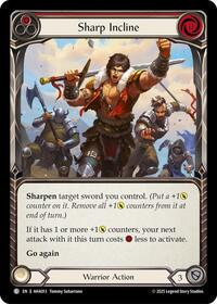 Sharp Incline (Red) (AHA013) [Armory Deck Origins: Hala]