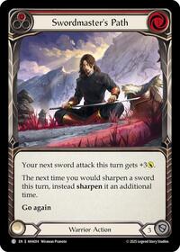 Swordmasters Path (Red) (AHA014) [Armory Deck Origins: Hala]