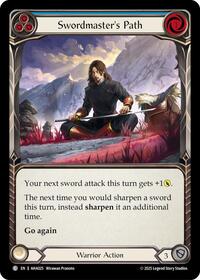 Swordmasters Path (Blue) (AHA025) [Armory Deck Origins: Hala]