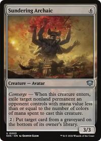 Sundering Archaic (3) [Secrets of Strixhaven]