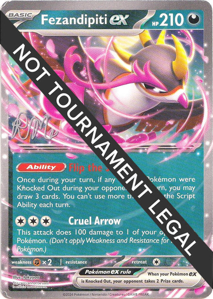 Fezandipiti ex - 2025 (Riley McKay) [World Championship Decks]