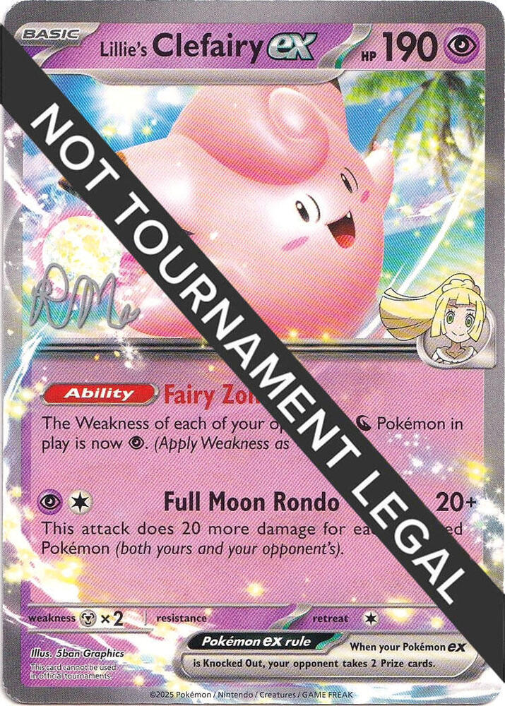 Lillie's Clefairy ex - 2025 (Riley McKay) [World Championship Decks]